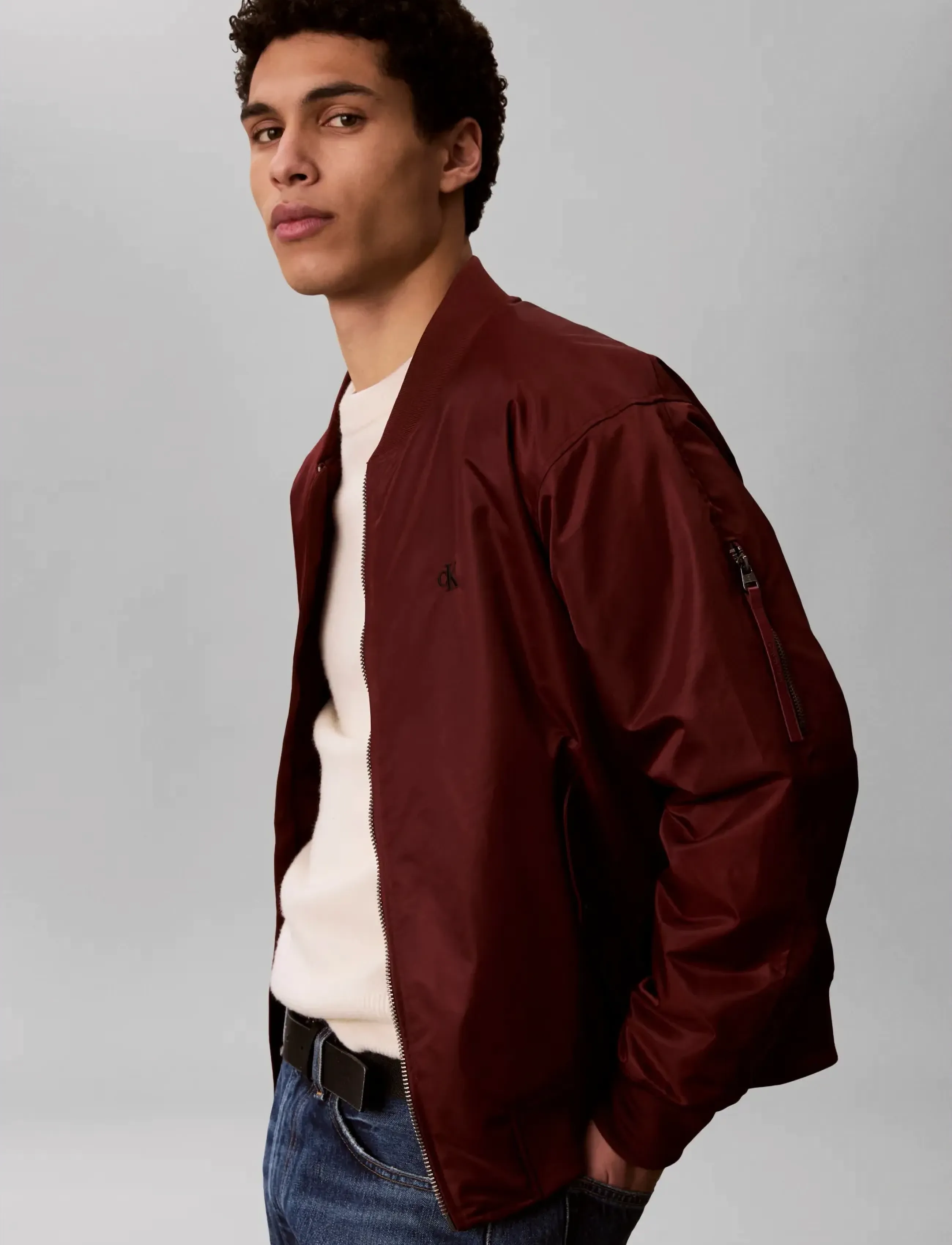 Calvin Klein Jeans Ls Jeans Hero Bomber herr – bild 5