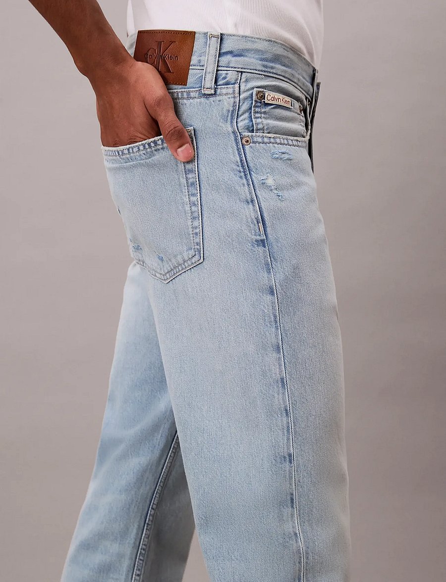 Calvin Klein Jeans - STNDRD STRGHT RAMS HEAD ECO COOL - tavalised teksad - rams head - 3
