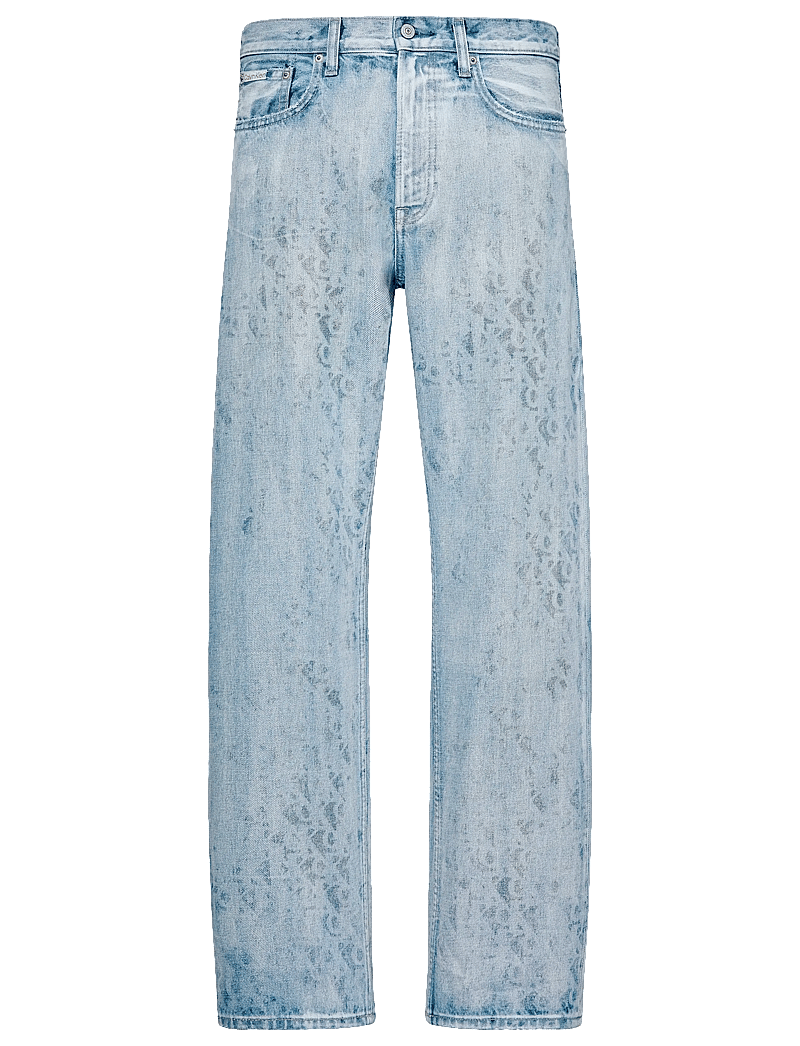 Calvin Klein Jeans - 90S STRGHT CK BLUE PAVEMENT AOP - regular jeans - ck blue pavement aop - 0