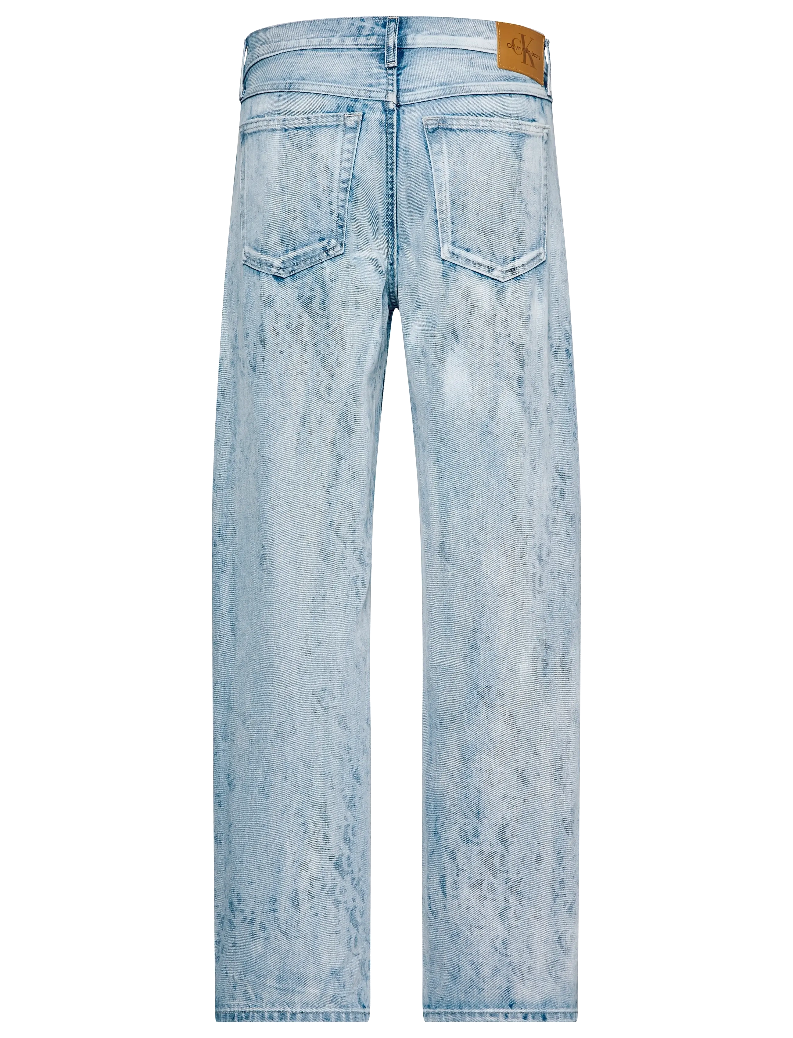 Calvin Klein Jeans - 90S STRGHT CK BLUE PAVEMENT AOP - regular jeans - ck blue pavement aop - 1