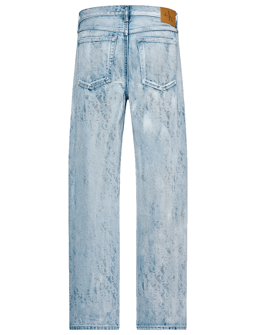 Calvin Klein Jeans - 90S STRGHT CK BLUE PAVEMENT AOP - normale jeans - ck blue pavement aop - 1