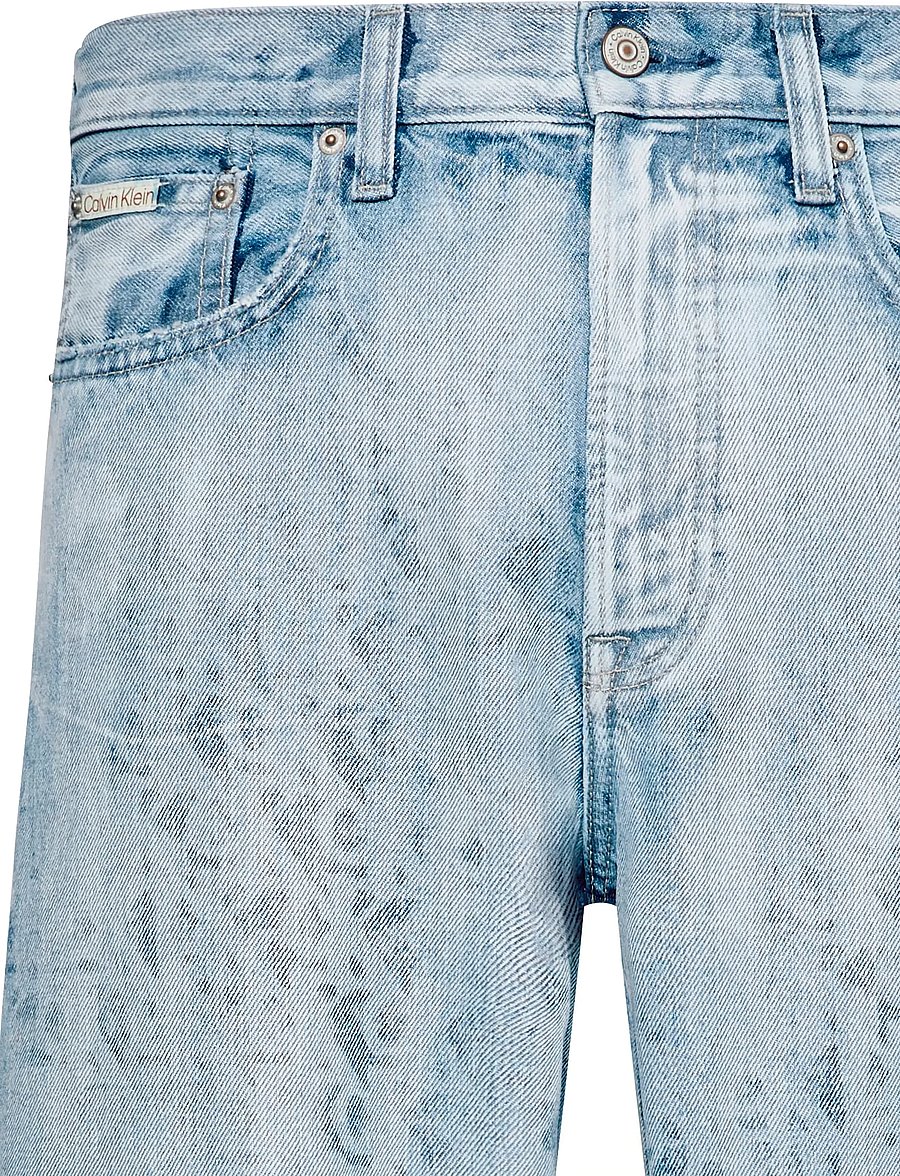 Calvin Klein Jeans - 90S STRGHT CK BLUE PAVEMENT AOP - normale jeans - ck blue pavement aop - 2