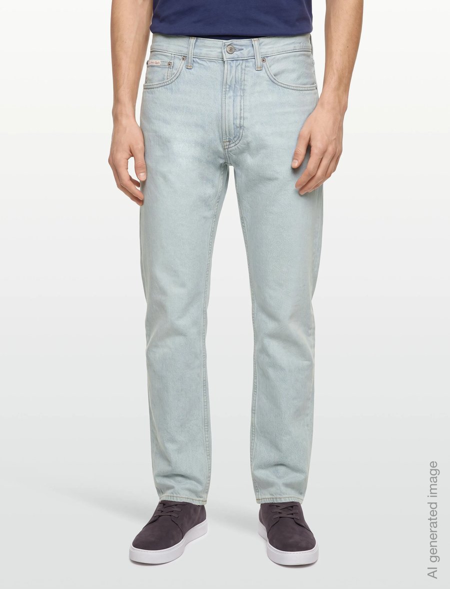 Calvin Klein Jeans - STNDRD STRGHT LT WT STATIC LIGHT - regular jeans - static light - 3