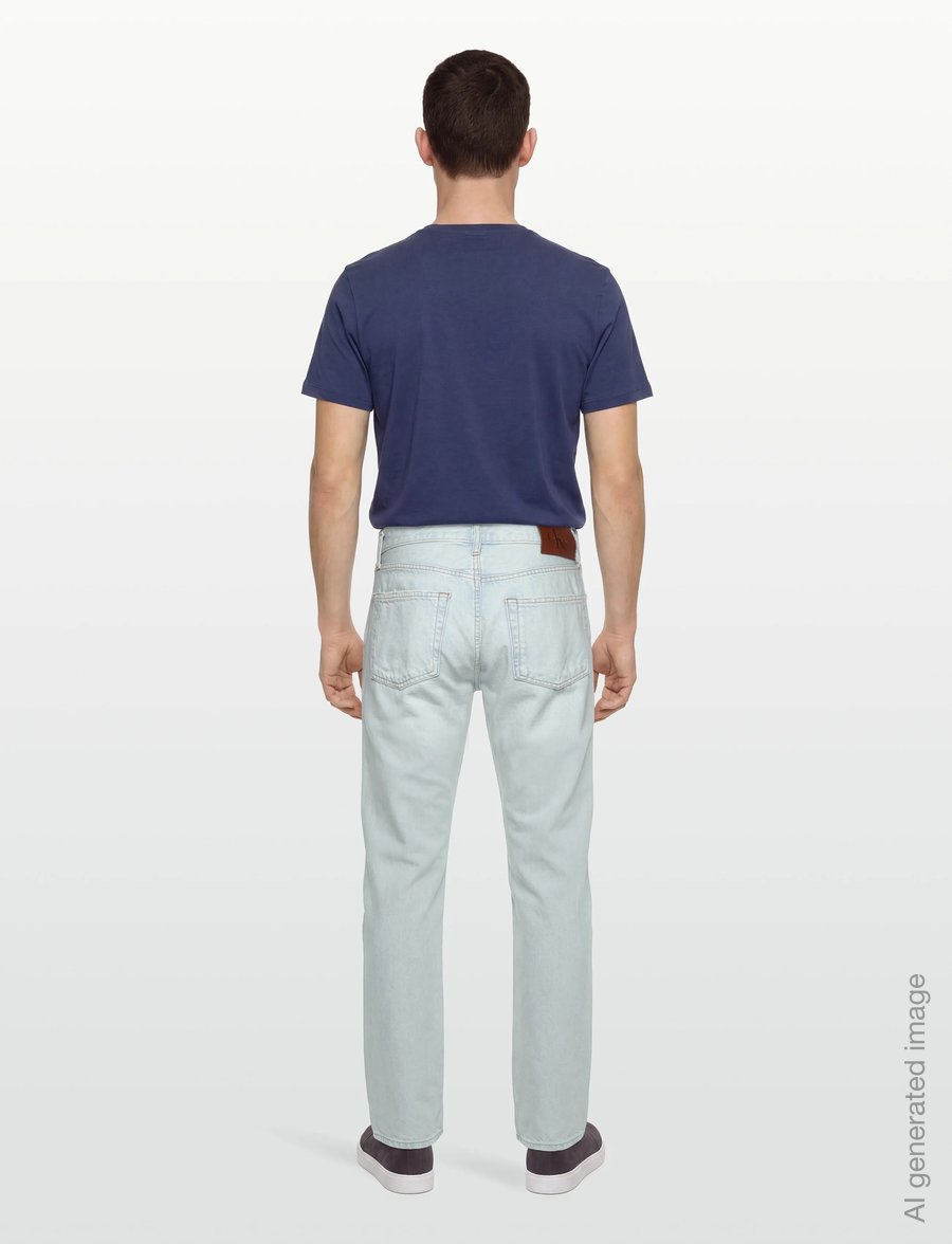 Calvin Klein Jeans - STNDRD STRGHT LT WT STATIC LIGHT - regular jeans - static light - 4