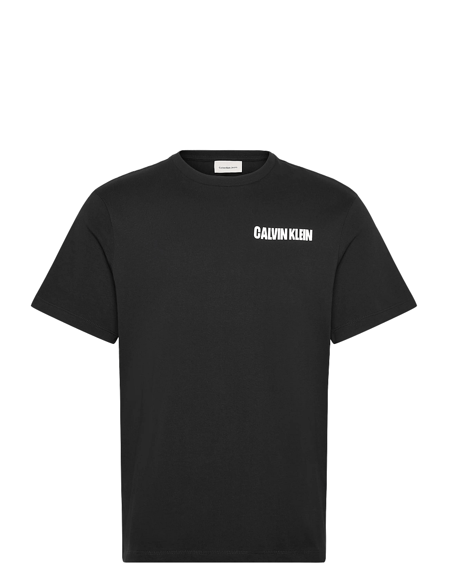 Calvin Klein Jeans - SS 20s CALVIN LINE 3DBOX GRAPHIC - kurzärmelige t-shirts - black - 1