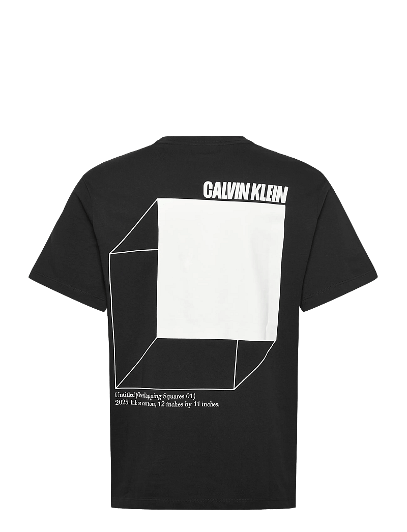 Calvin Klein Jeans - SS 20s CALVIN LINE 3DBOX GRAPHIC - short-sleeved t-shirts - black - 2
