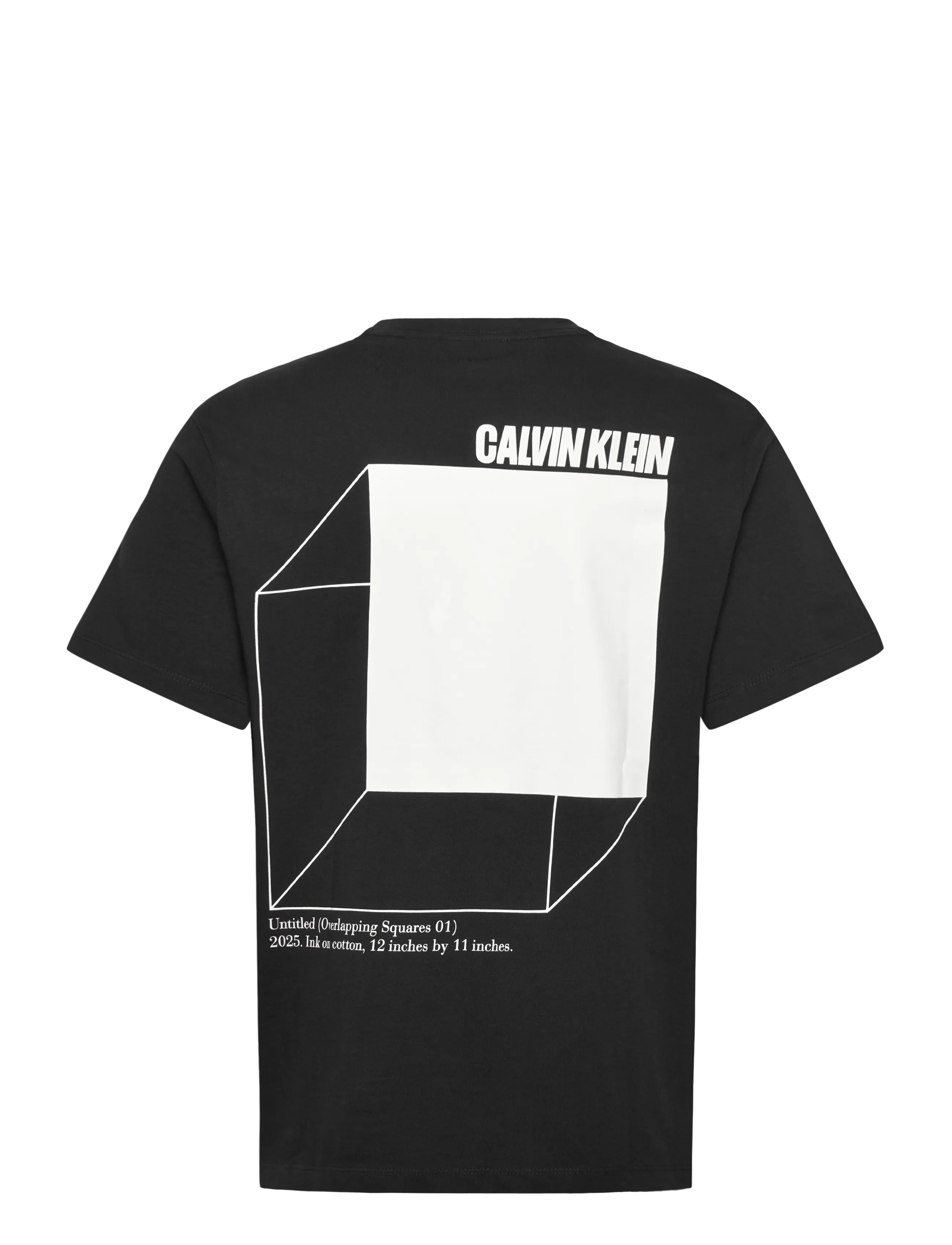Calvin Klein Jeans - SS 20s CALVIN LINE 3DBOX GRAPHIC - kortärmade t-shirts - black - 2