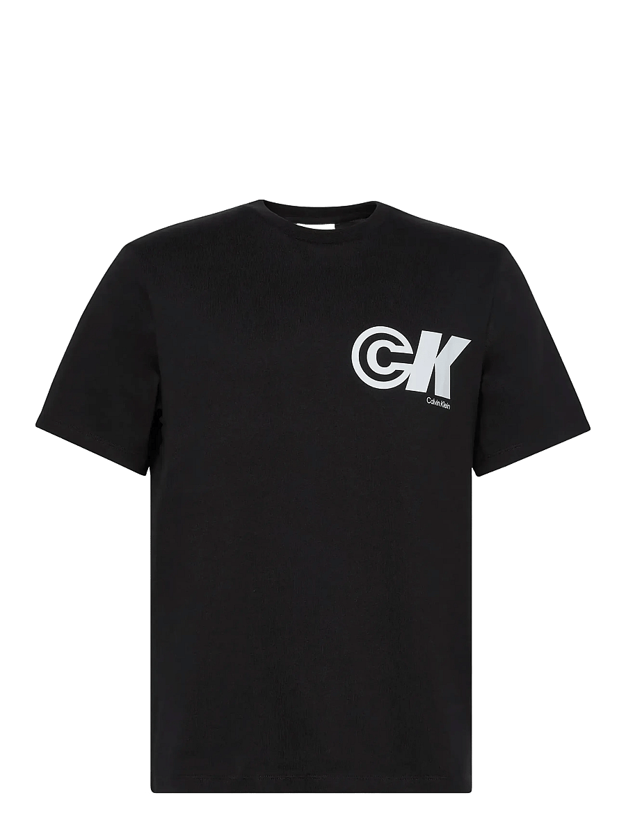 Calvin Klein Jeans - SS 20S CK SPORT LOGO GRAPHIC TEE - kortärmade t-shirts - black - 0