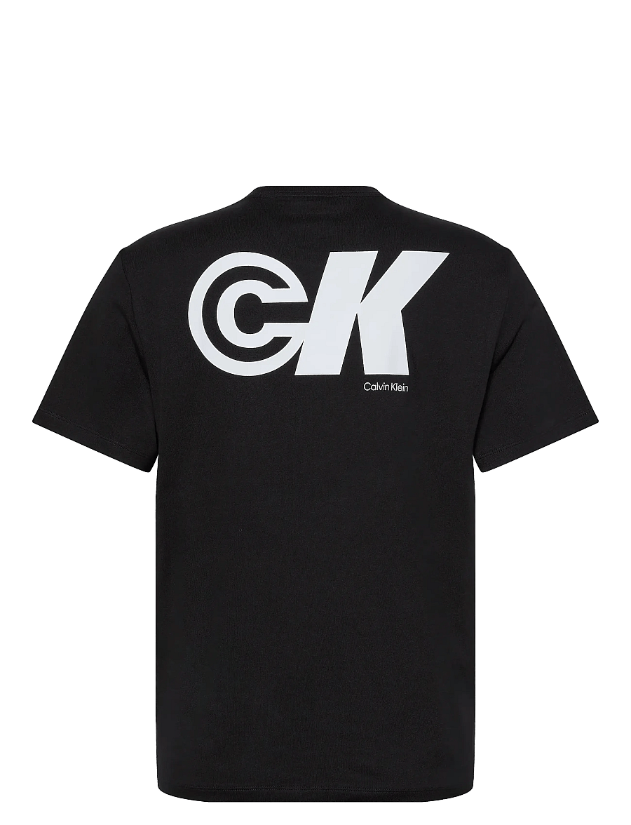 Calvin Klein Jeans - SS 20S CK SPORT LOGO GRAPHIC TEE - kortärmade t-shirts - black - 1