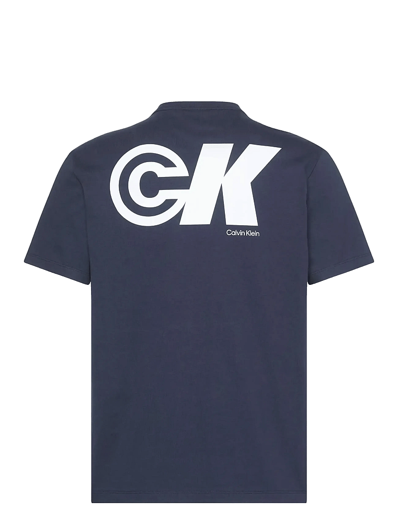 Calvin Klein Jeans - SS 20S CK SPORT LOGO GRAPHIC TEE - kortærmede t-shirts - dark sapphire - 2