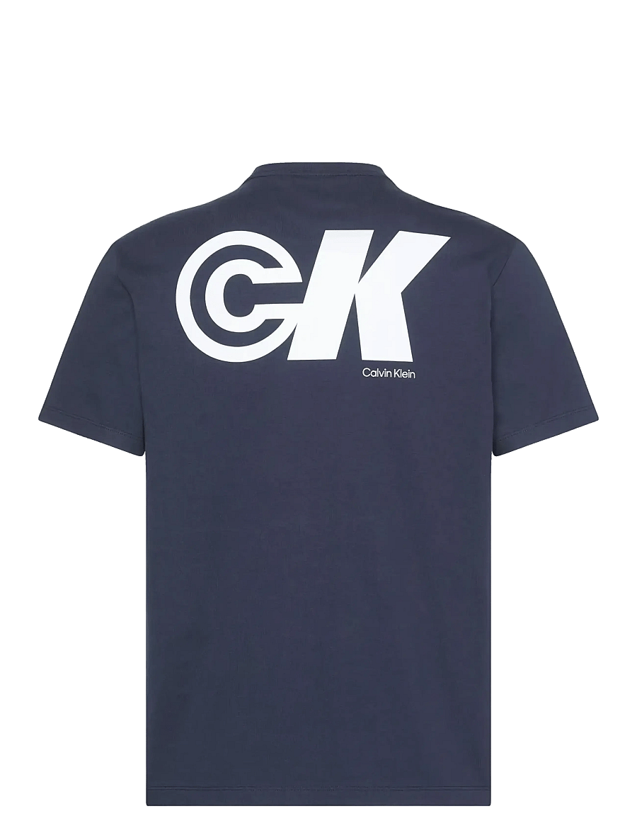 Calvin Klein Jeans - SS 20S CK SPORT LOGO GRAPHIC TEE - kortärmade t-shirts - dark sapphire - 2