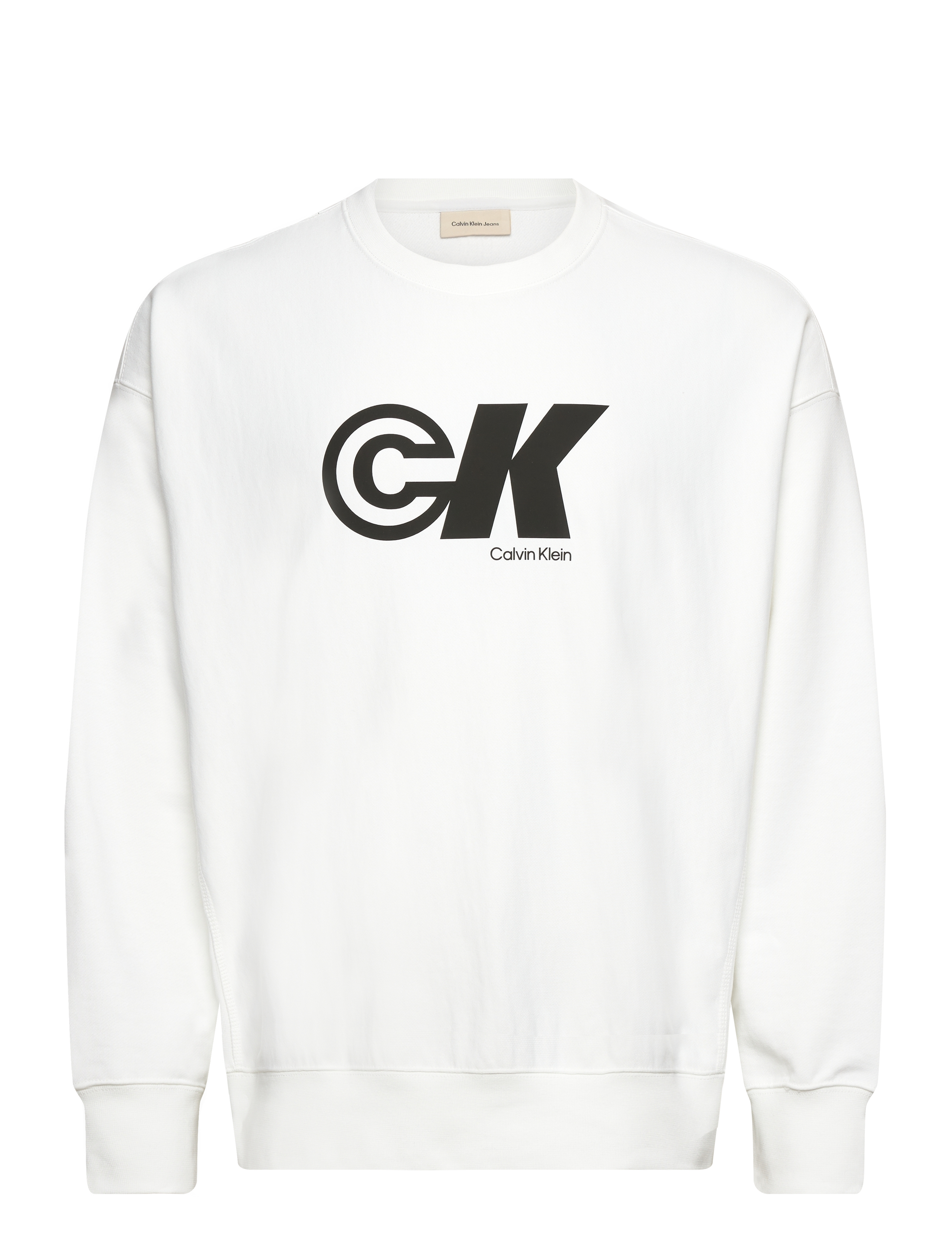 Calvin Klein Jeans PREMIUM TERRY CK SPORT GRAPHIC C - Calvin Klein Jeans - BRIGHT WHITE / white