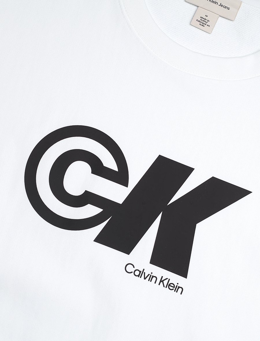 Calvin Klein Jeans - PREMIUM TERRY CK SPORT GRAPHIC C - sweatshirts - bright white - 2
