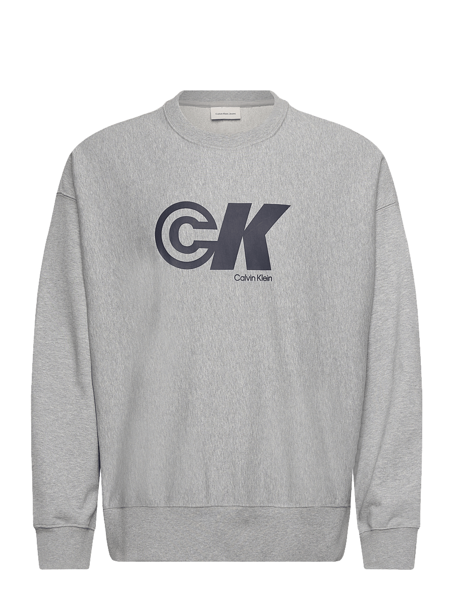 Calvin Klein Jeans - PREMIUM TERRY CK SPORT GRAPHIC C - sweatshirts - heroic grey htr - 1