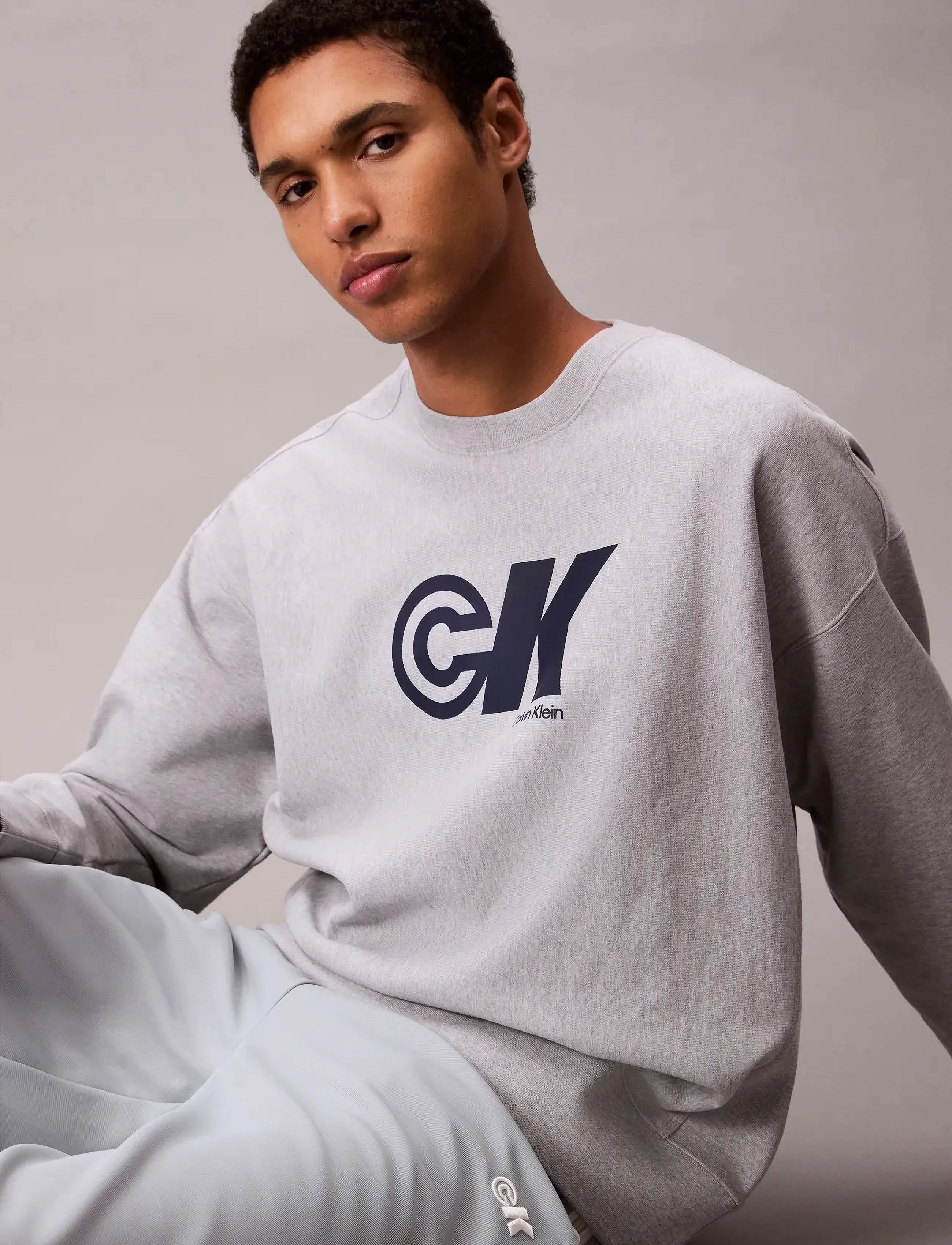 Calvin Klein Jeans - PREMIUM TERRY CK SPORT GRAPHIC C - shop efter stil - heroic grey htr - 3