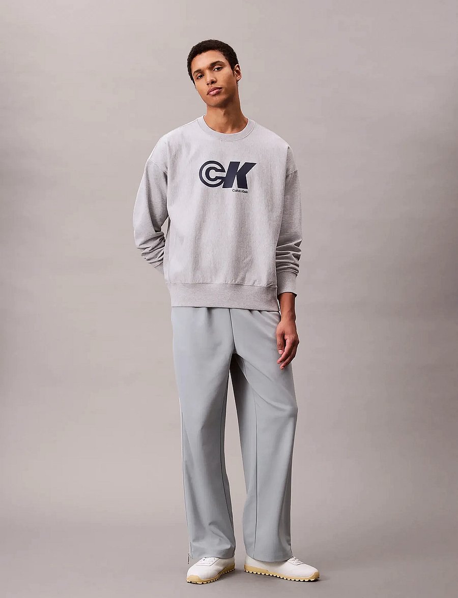Calvin Klein Jeans - PREMIUM TERRY CK SPORT GRAPHIC C - sweatshirts - heroic grey htr - 4