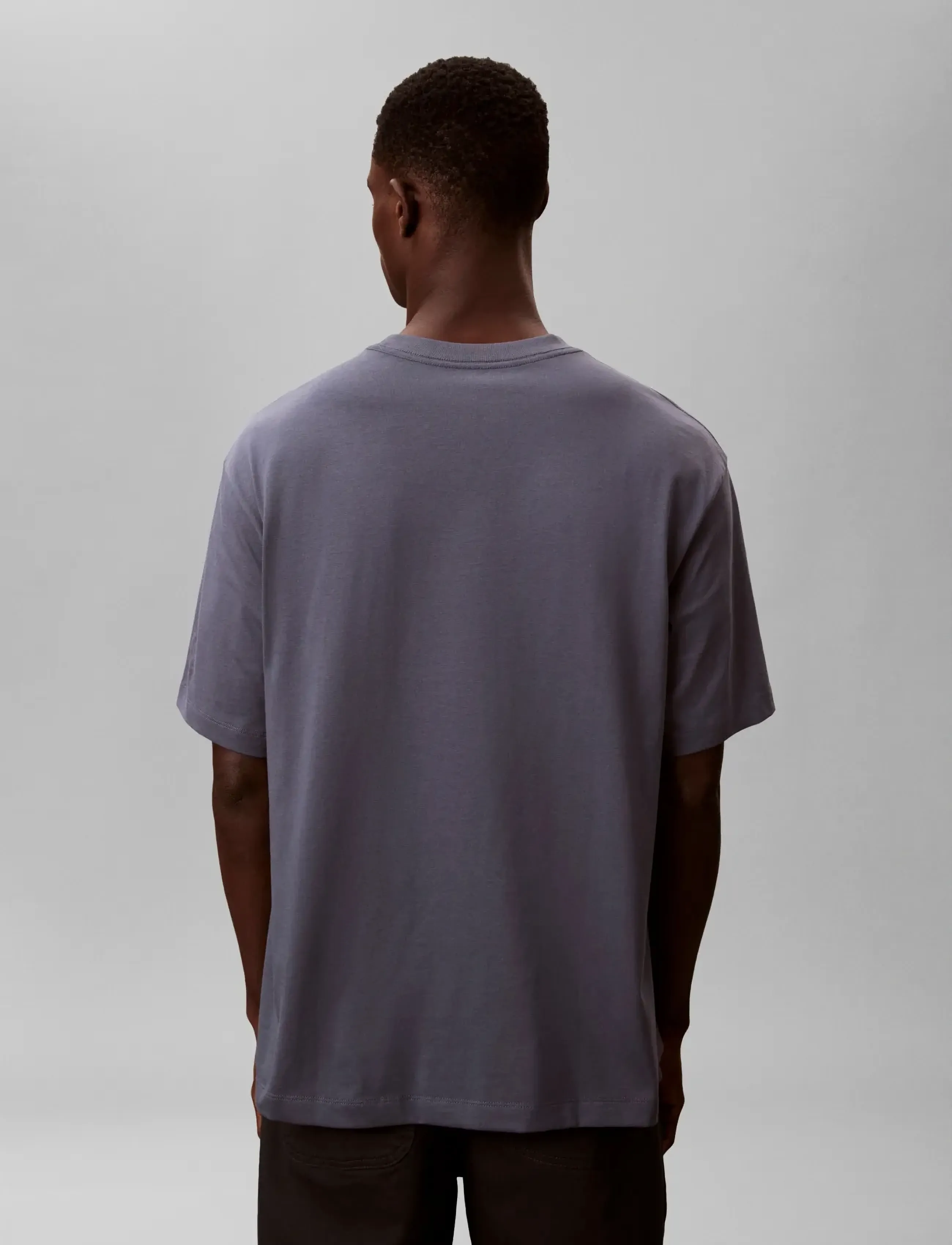 Calvin Klein Jeans - SS 16S RLXD FIT CKJ GRAPHIC TEE - kortærmede t-shirts - anchor navy - 3