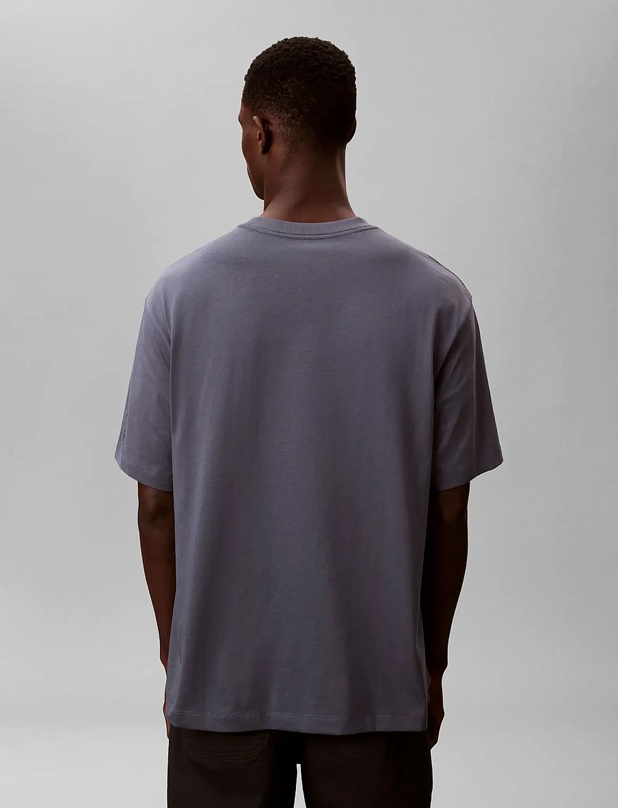 Calvin Klein Jeans - SS 16S RLXD FIT CKJ GRAPHIC TEE - short-sleeved t-shirts - anchor navy - 3