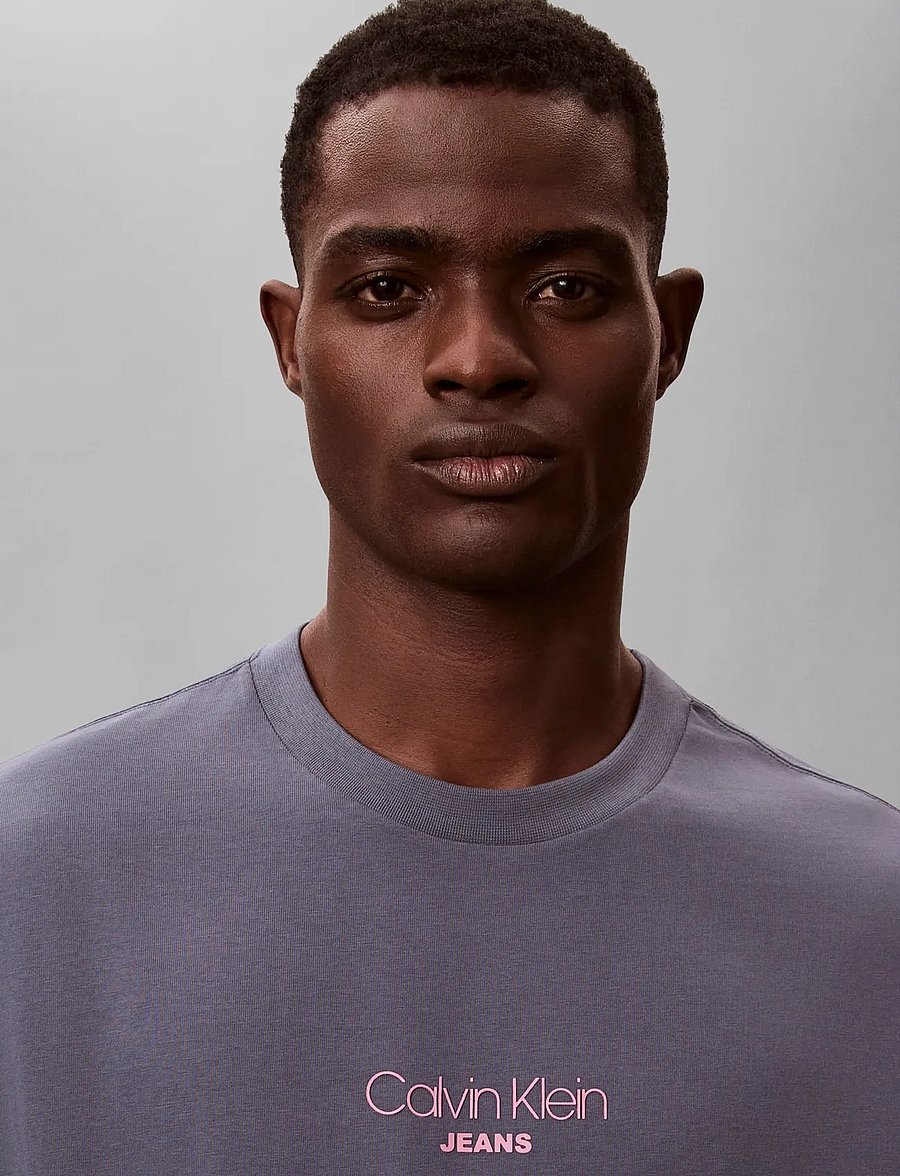 Calvin Klein Jeans - SS 16S RLXD FIT CKJ GRAPHIC TEE - short-sleeved t-shirts - anchor navy - 4