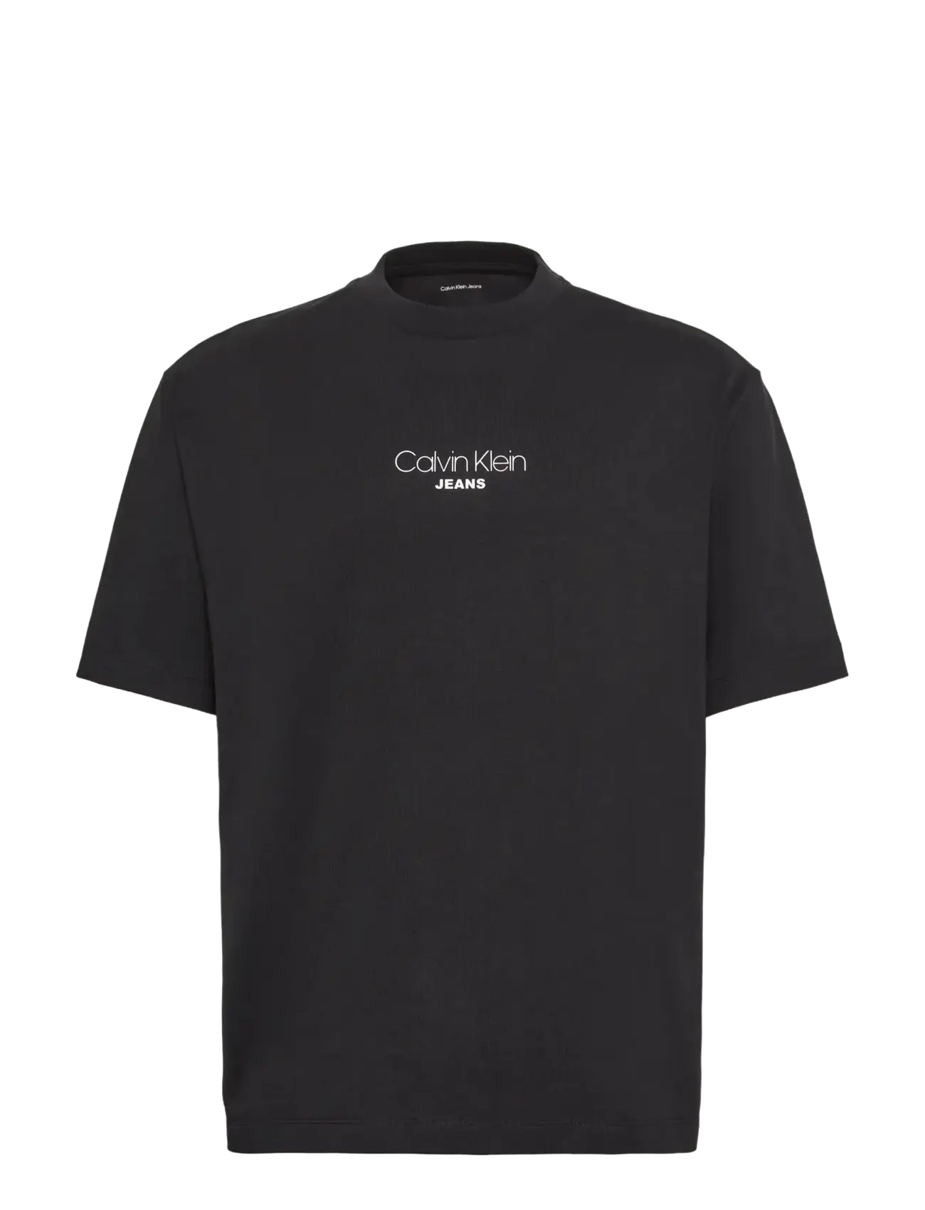 Calvin Klein Jeans SS 16S RLXD FIT CKJ GRAPHIC TEE - Calvin Klein Jeans - BLACK / black