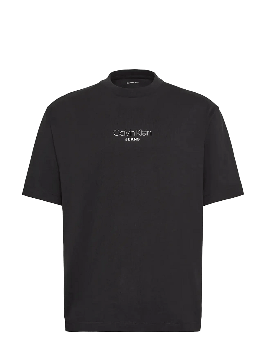 Calvin Klein Jeans - SS 16S RLXD FIT CKJ GRAPHIC TEE - kurzärmelige t-shirts - black - 1