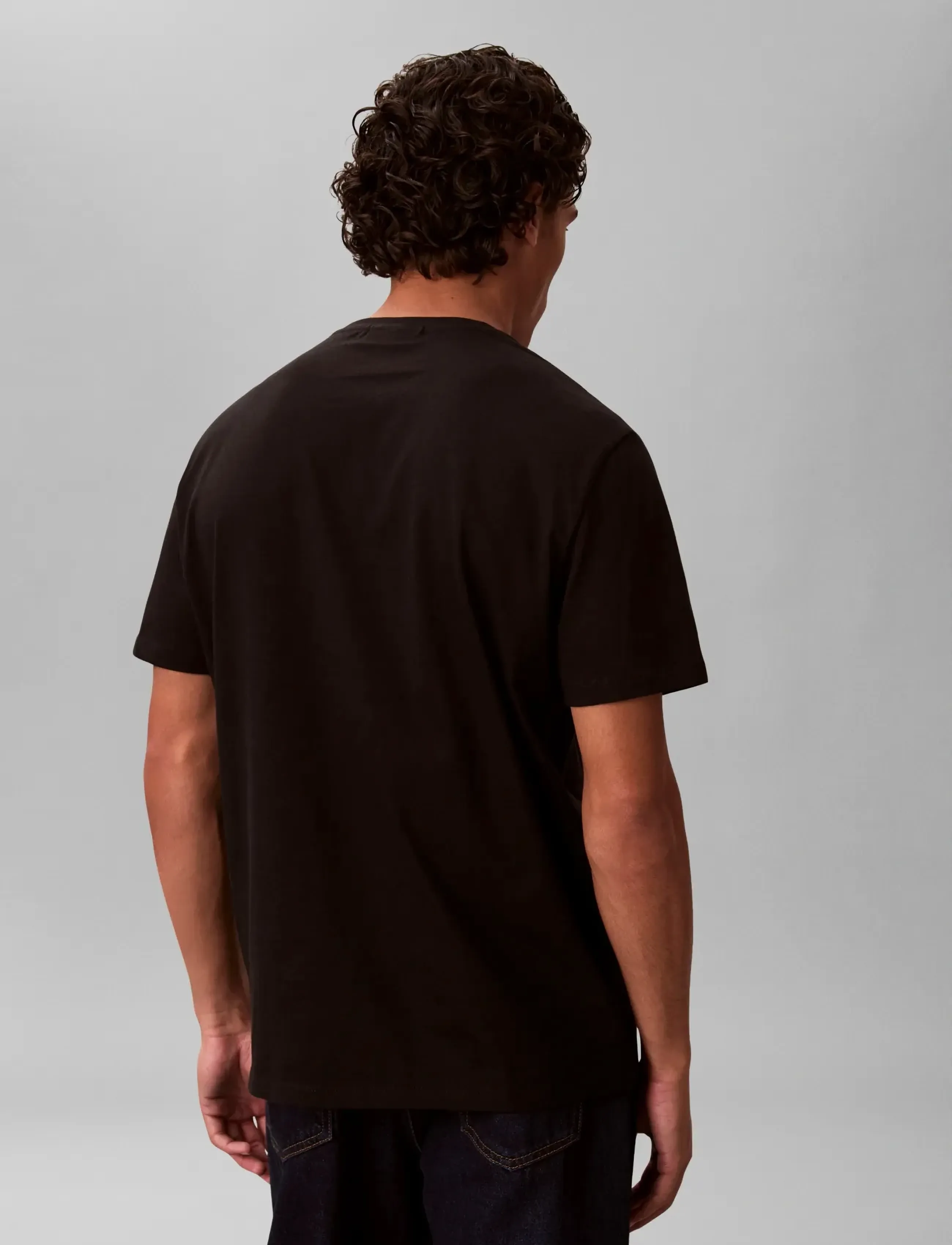 Calvin Klein Jeans - SS CLASSIC MONOGRAM TEE 2PK - lühikeste varrukatega t-särgid - black bright white - 2