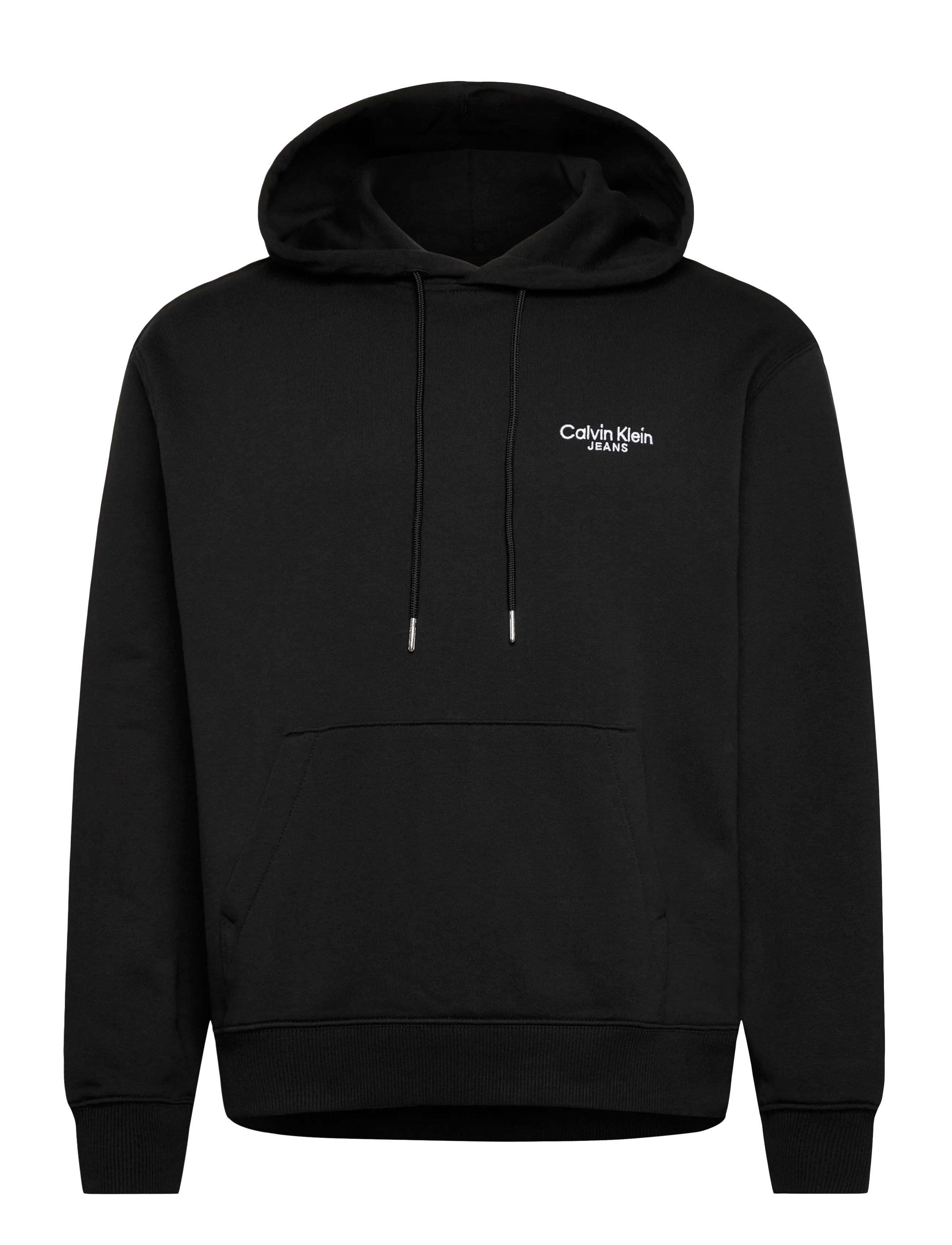 CALVIN KLEIN JEANS Ls Logo Back Print Hoodie Schwarz - XS - Herren