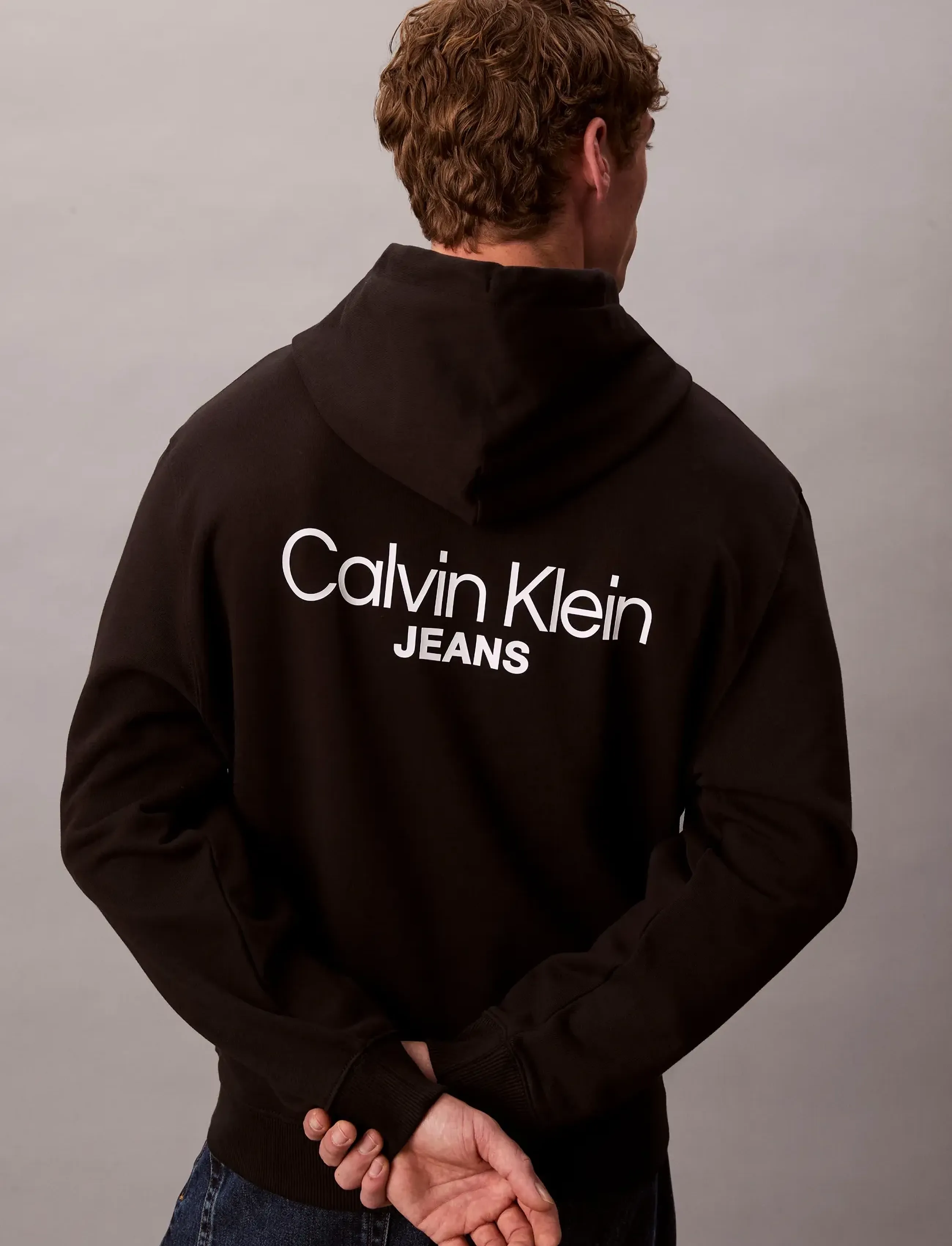 Ls Logo Back Print Hoodie 3