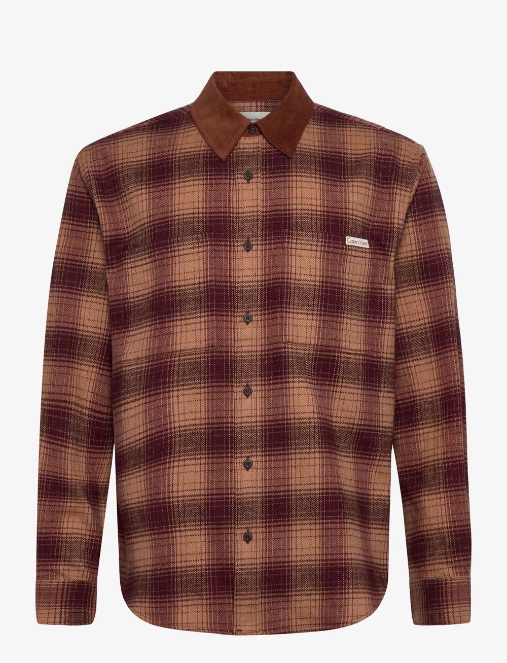 Calvin Klein Jeans - LS BRUSHED YD TWILL SHIRT JACKET - overshirts - toasted rye - 1