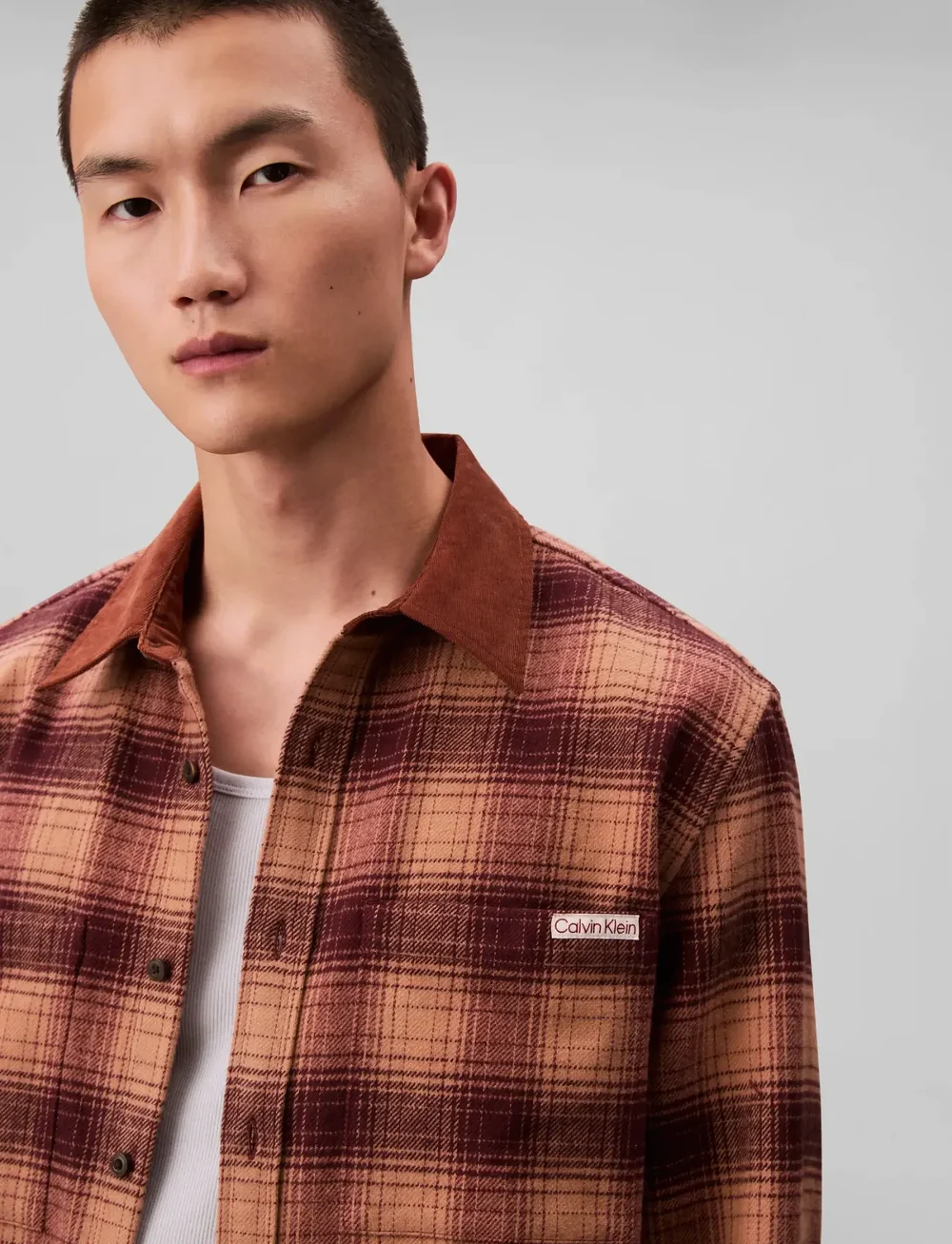 Calvin Klein Jeans - LS BRUSHED YD TWILL SHIRT JACKET - overshirts - toasted rye - 3