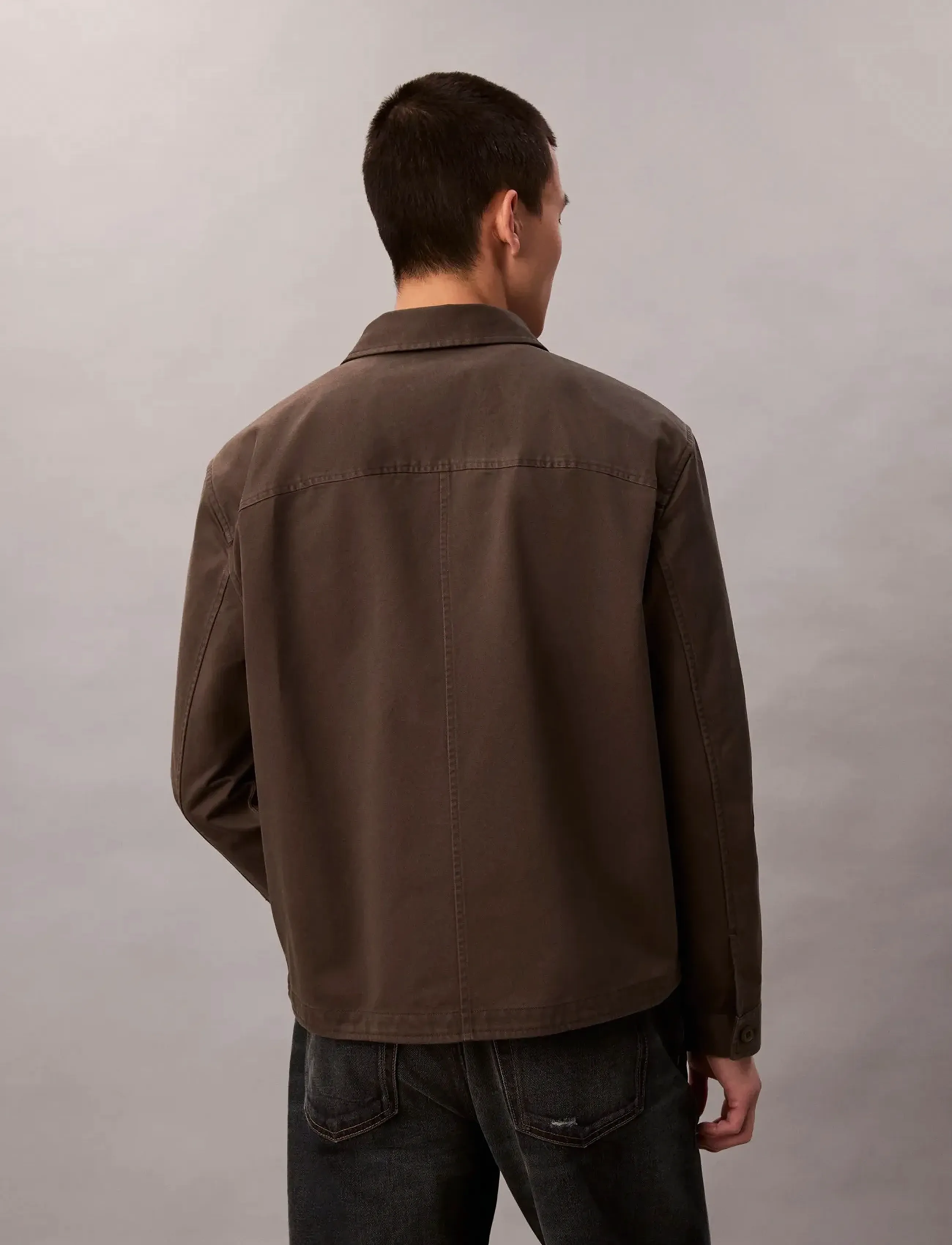 Calvin Klein Jeans Ls Cotton Overshirt skjortor & blusar herr – bild 5