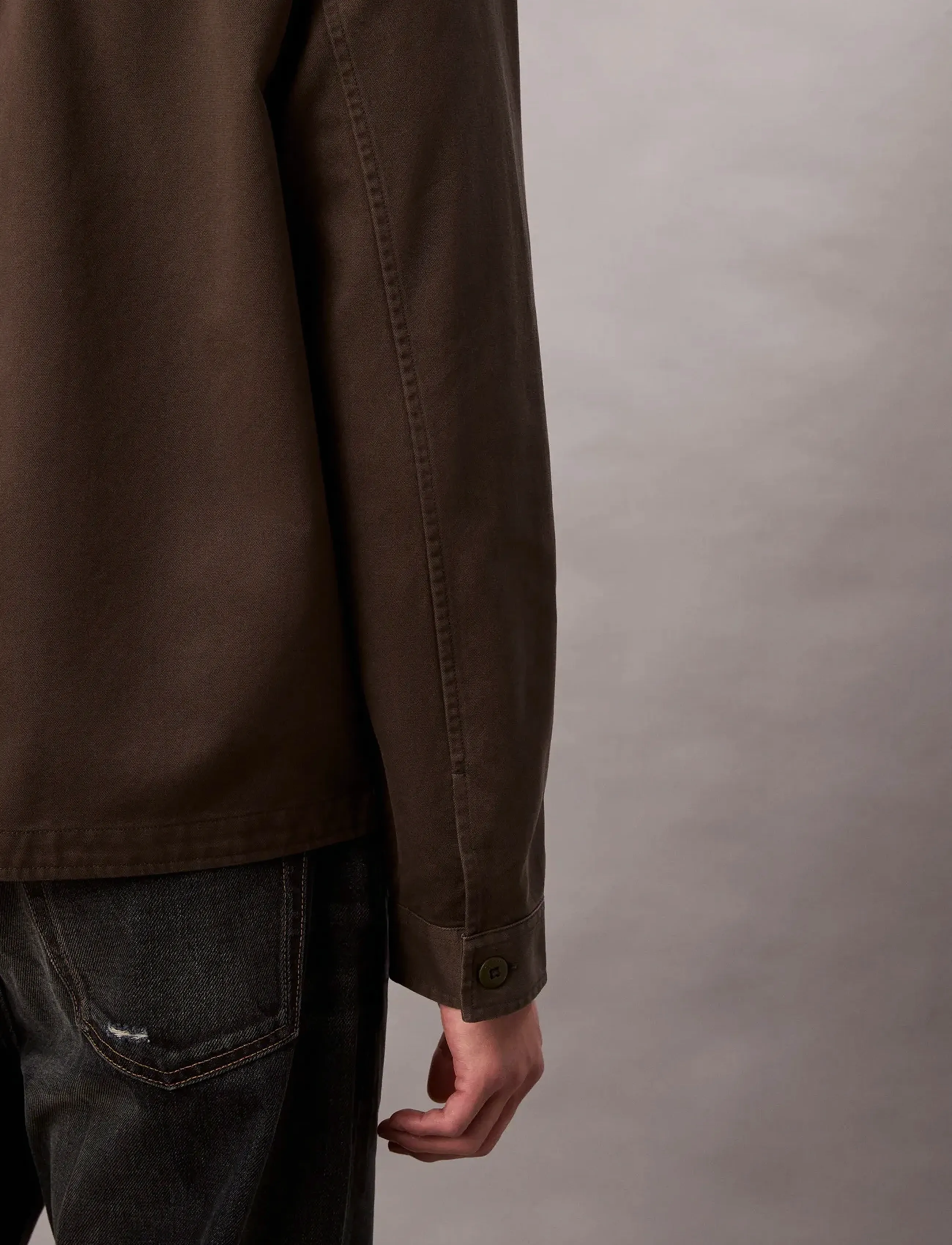 Calvin Klein Jeans Ls Cotton Overshirt skjortor & blusar herr – bild 6