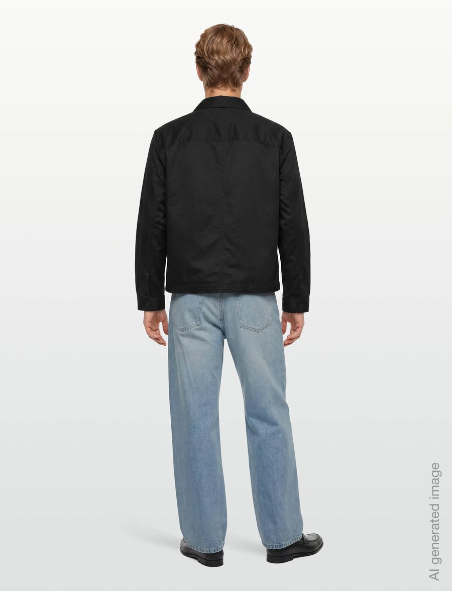 Calvin Klein Jeans - LS COTTON OVERSHIRT - Überhemden - black - 4