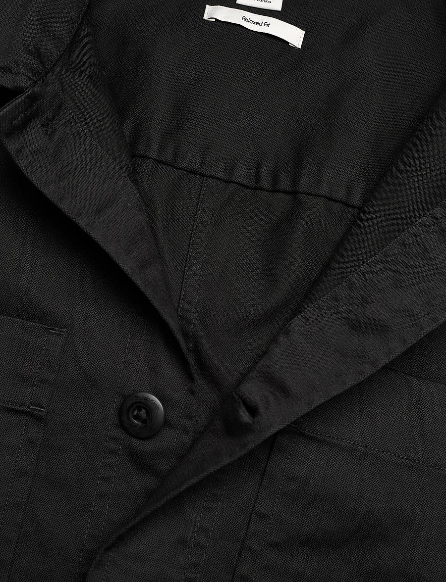 Calvin Klein Jeans - LS COTTON OVERSHIRT - Überhemden - black - 5