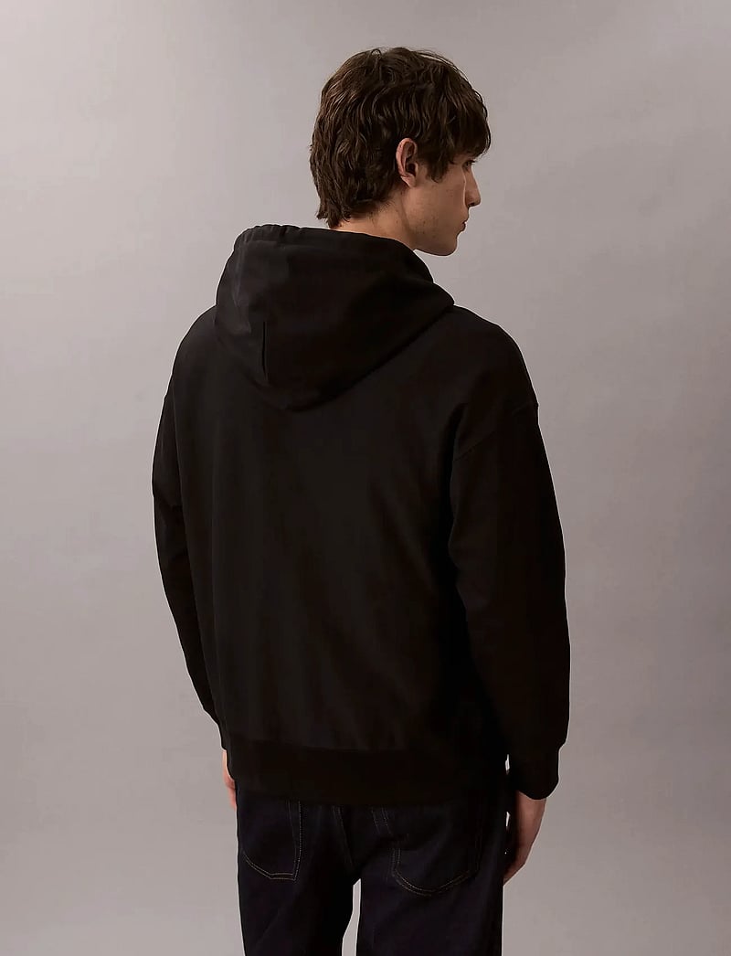 Calvin Klein Jeans - LS PREMIUM TERRY MONOGRAM FZ HOO - kapuzenpullover - black - 5