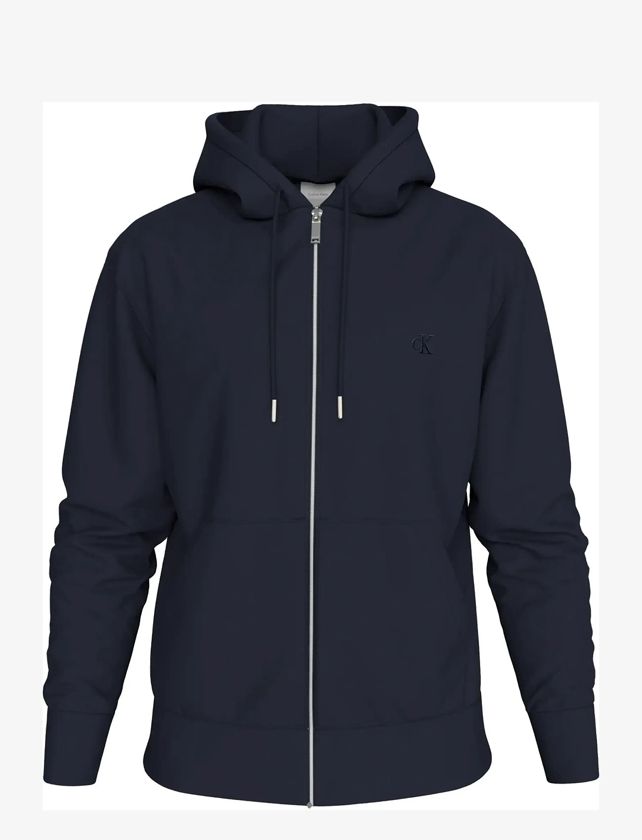Calvin Klein Jeans - LS EU 350TERRY MONOGRAM FZ HOODI - hoodies - dark sapphire - 1