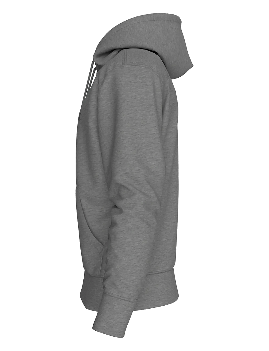 Calvin Klein Jeans - LS EU 350TERRY MONOGRAM FZ HOODI - hoodies - med grey htr - 4