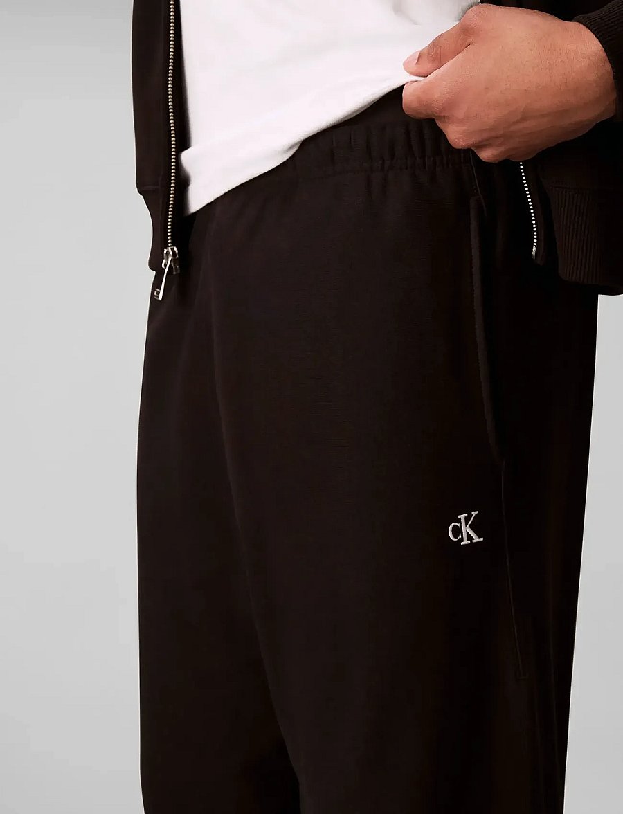Calvin Klein Jeans - EU 350TERRY MONOGRAM JOGGER - shoppa efter stil - black - 3