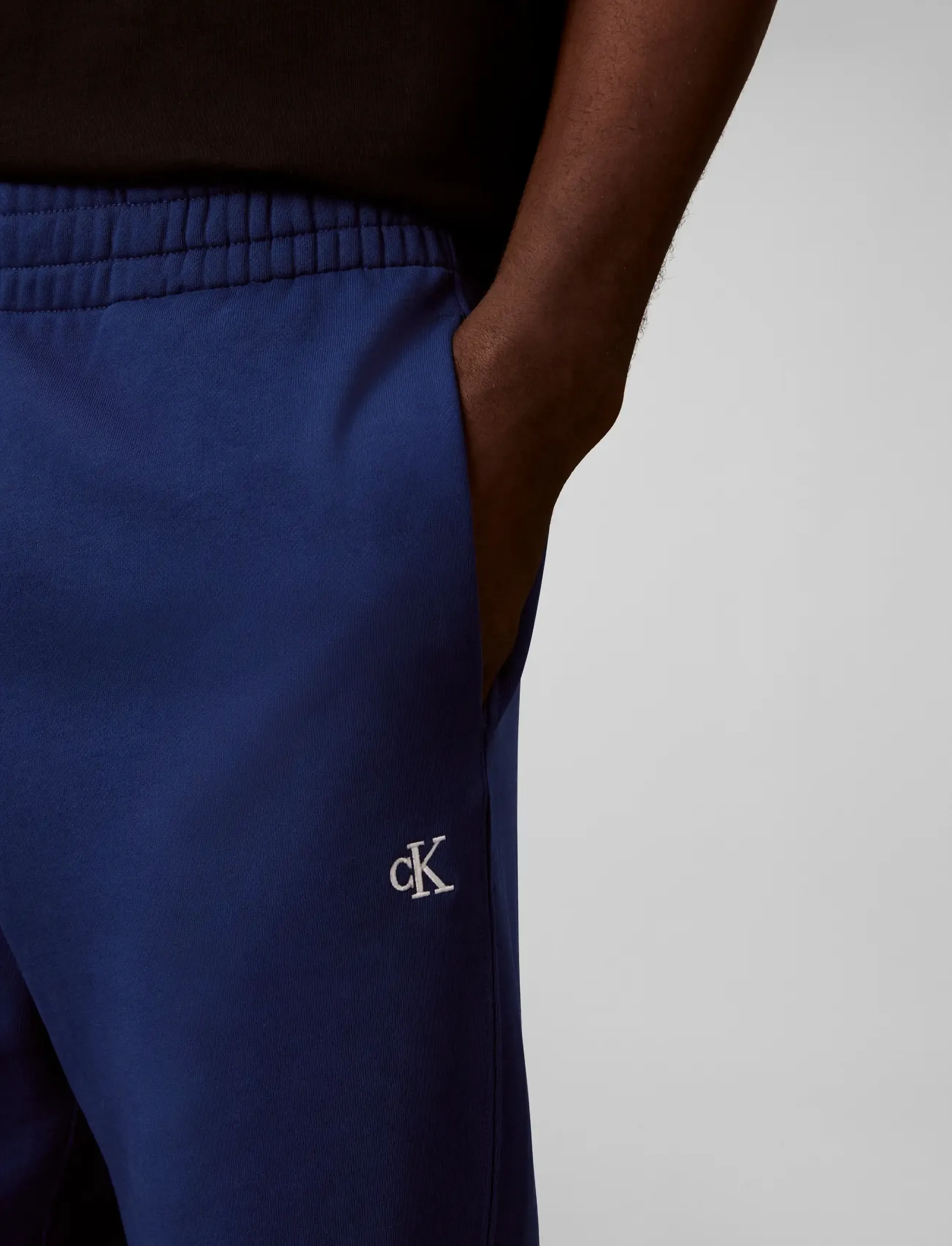 Calvin Klein Jeans - EU 350TERRY MONOGRAM JOGGER - osta stiili järgi - estate blue - 4