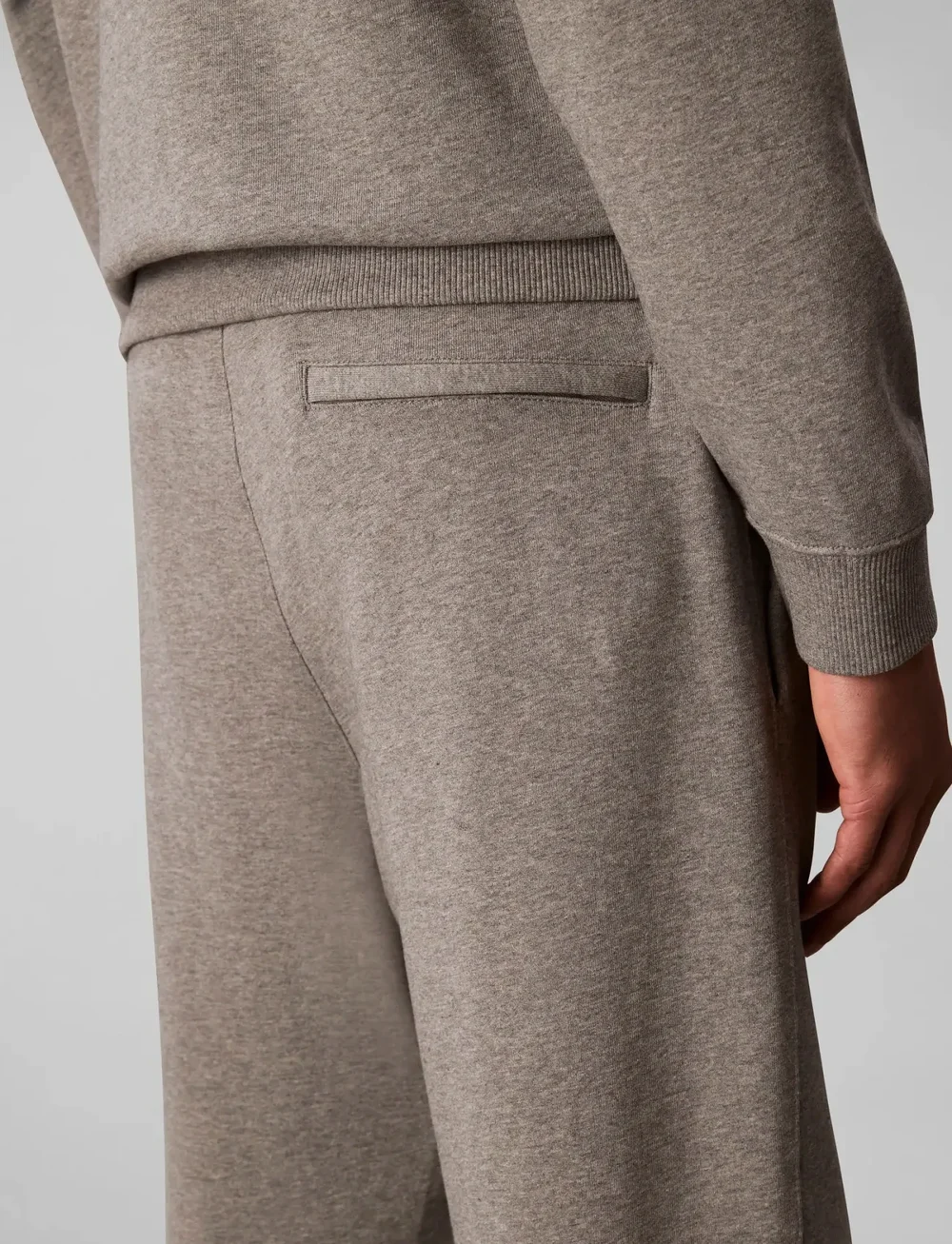 Calvin Klein Jeans - EU 350TERRY MONOGRAM JOGGER - jogginghosen - med grey htr - 5