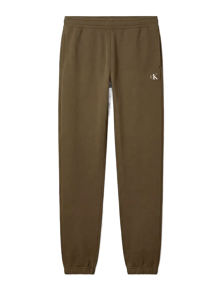 Calvin Klein Jeans - EU 350TERRY MONOGRAM JOGGER - shop efter stil - olive night - 1