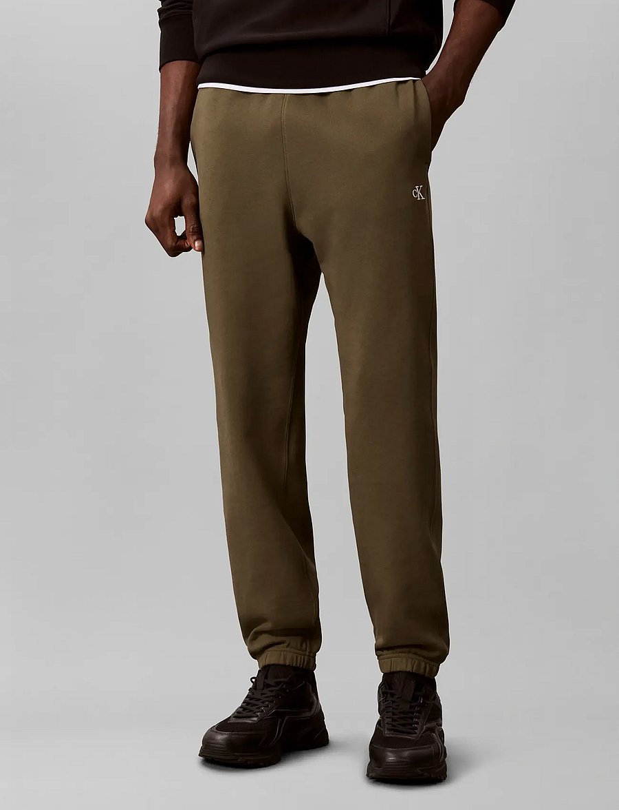 Calvin Klein Jeans - EU 350TERRY MONOGRAM JOGGER - shop efter stil - olive night - 3