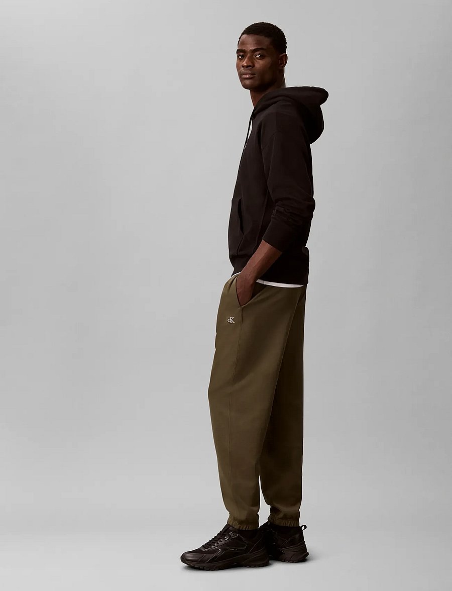 Calvin Klein Jeans - EU 350TERRY MONOGRAM JOGGER - shop efter stil - olive night - 5
