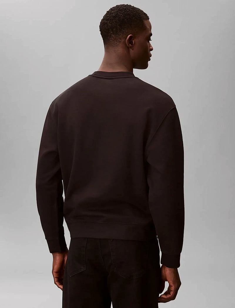 Calvin Klein Jeans - LS EU 350TERRY MONOLOGO CN SWTSH - dressipluusid - black - 2