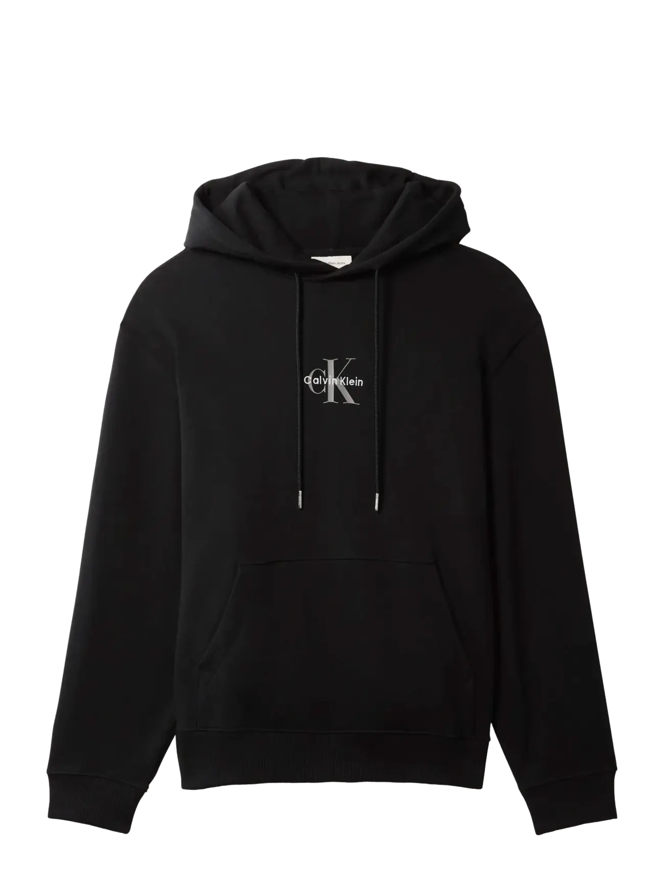 Calvin Klein Jeans LS EU 350TERRY MICRO MONOLOGO HO - Calvin Klein Jeans - BLACK / black