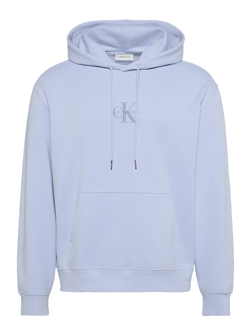 Calvin Klein Jeans - LS EU 350TERRY MICRO MONOLOGO HO - hoodies - casual blue - 0