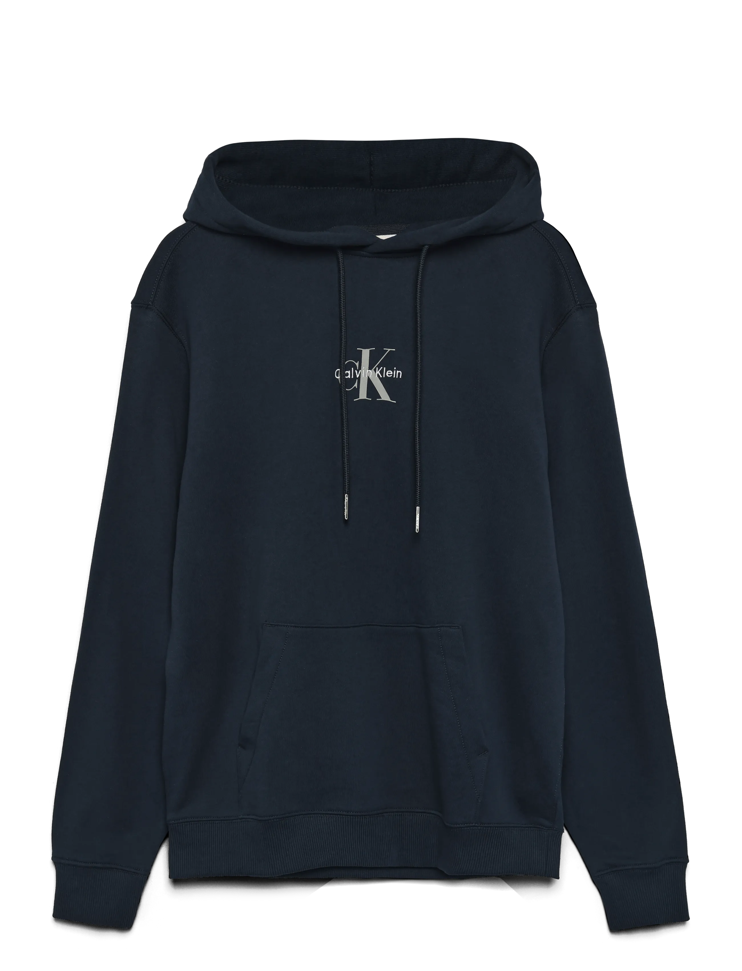 Calvin Klein Jeans LS EU 350TERRY MICRO MONOLOGO HO - Sweatshirts & Kapuzenpullover - DARK SAPPHIRE / navy