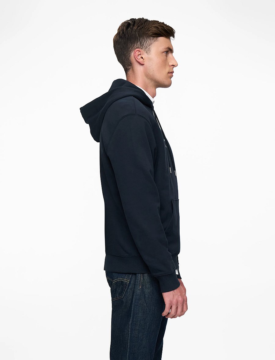 Calvin Klein Jeans - LS EU 350TERY MCRO MNLGO HODIE - kapuzenpullover - dark sapphire - 4