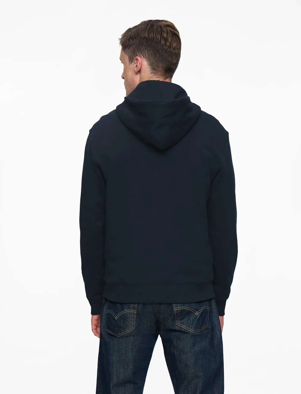 Calvin Klein Jeans - LS EU 350TERRY MICRO MONOLOGO HO - kapuzenpullover - dark sapphire - 4