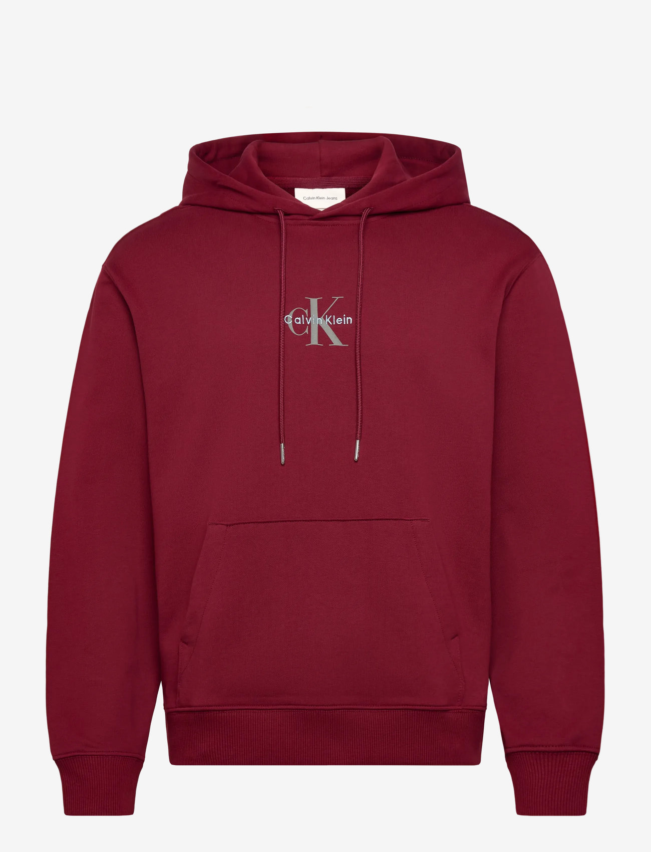 Calvin Klein Jeans - LS EU 350TERRY MICRO MONOLOGO HO - hoodies - renaissance red - 1